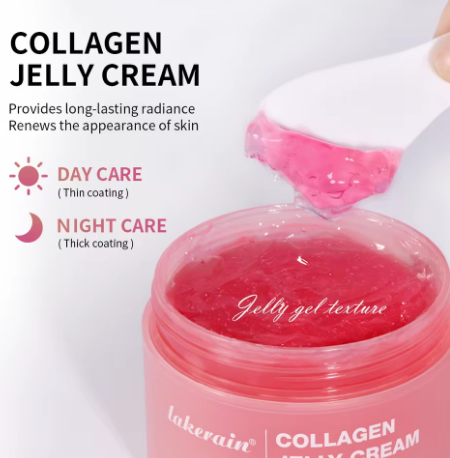 كريم جيلي كولاجين مرطب نياسيناميد كولاجين متحلل لشد البشرة مهدئ ومضاد للشيخوخة وشد البشرة والعناية بالبشرة