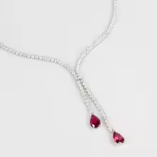 العصرية قطرة الماء قلادة قلادة طقم من الحلقان زركون مجموعات مجوهرات النساء حفل زفاف